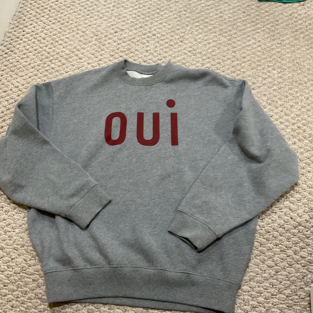 Clare v oversized and comfy Oui sweatshirt